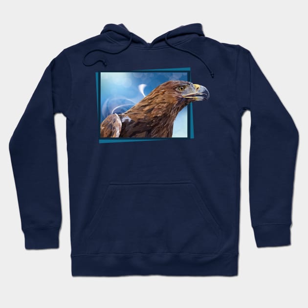 Golden Eagle Hoodie by obscurite